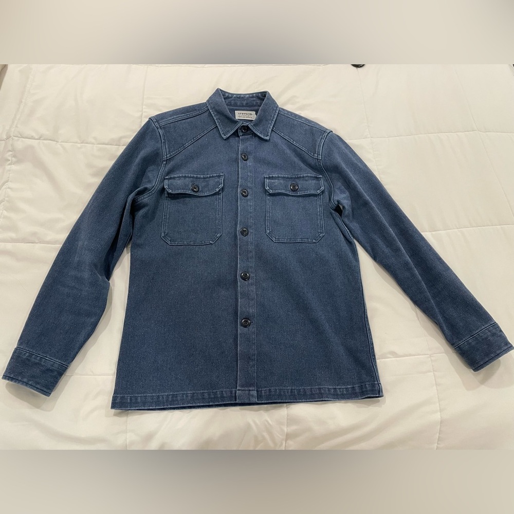 Taylor Stitch Blue Shirt Jacket